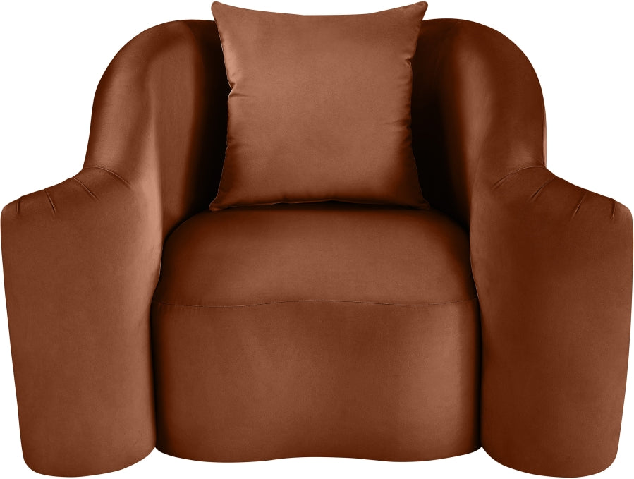 Destin Velvet Upholstered Accent Chair