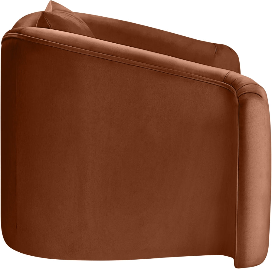 Destin Velvet Upholstered Accent Chair