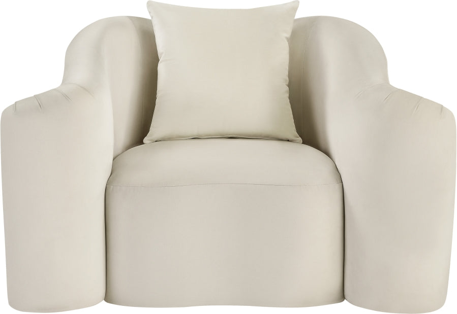 Destin Velvet Upholstered Accent Chair