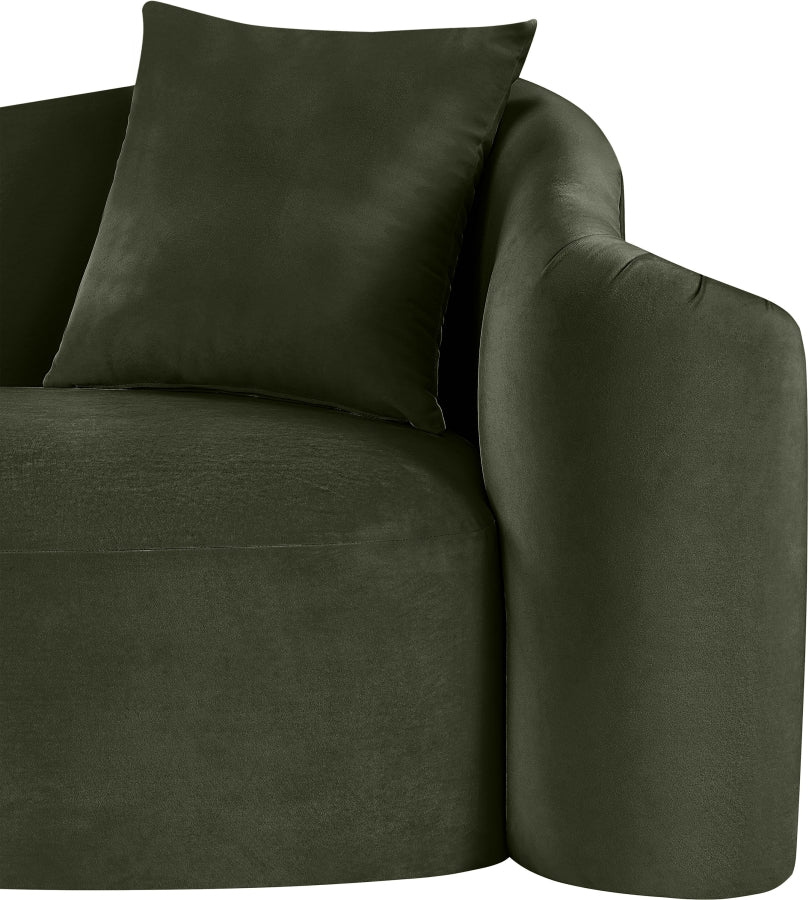 Destin Velvet Upholstered Accent Chair