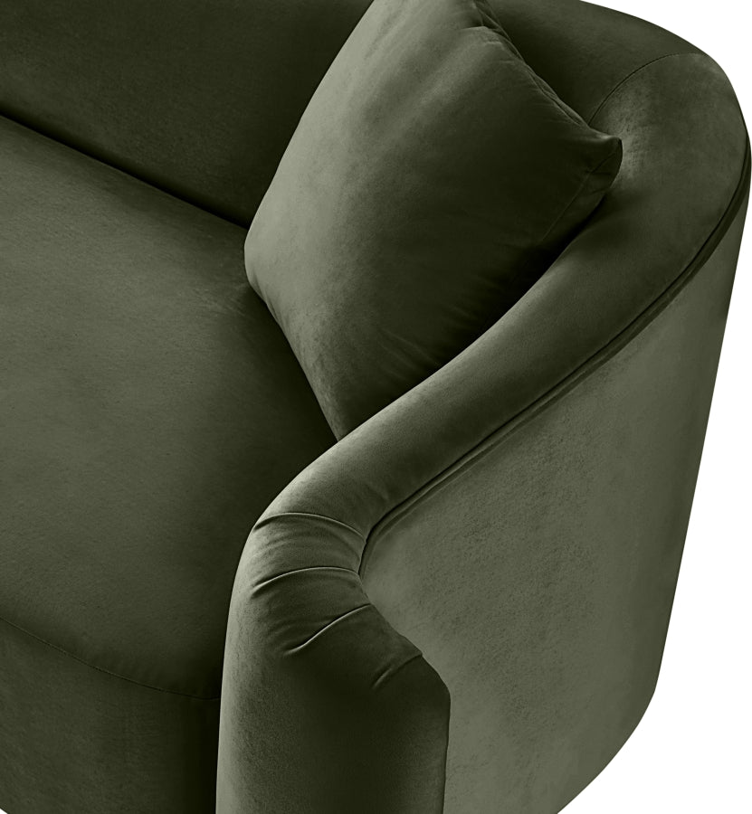 Destin Velvet Upholstered Accent Chair
