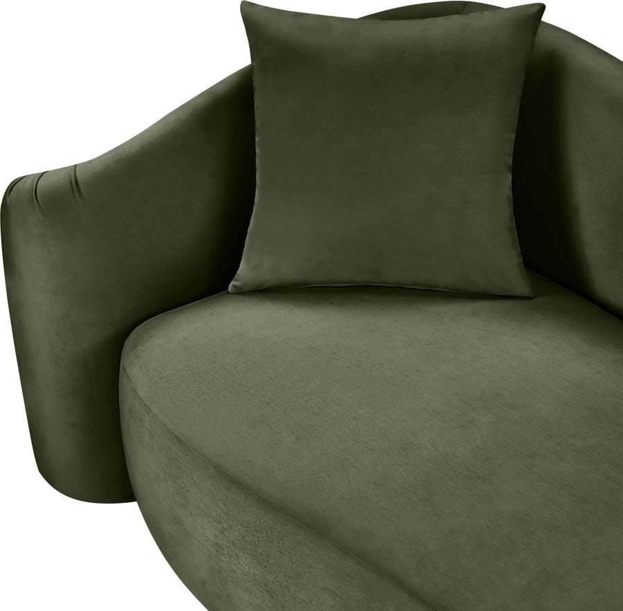 Destin Velvet Upholstered Accent Chair