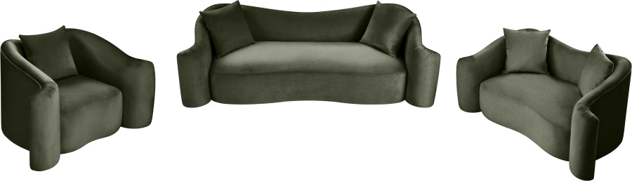 Destin Velvet Upholstered Accent Chair