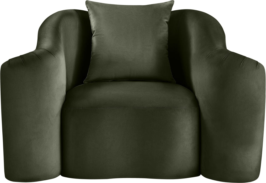 Destin Velvet Upholstered Accent Chair