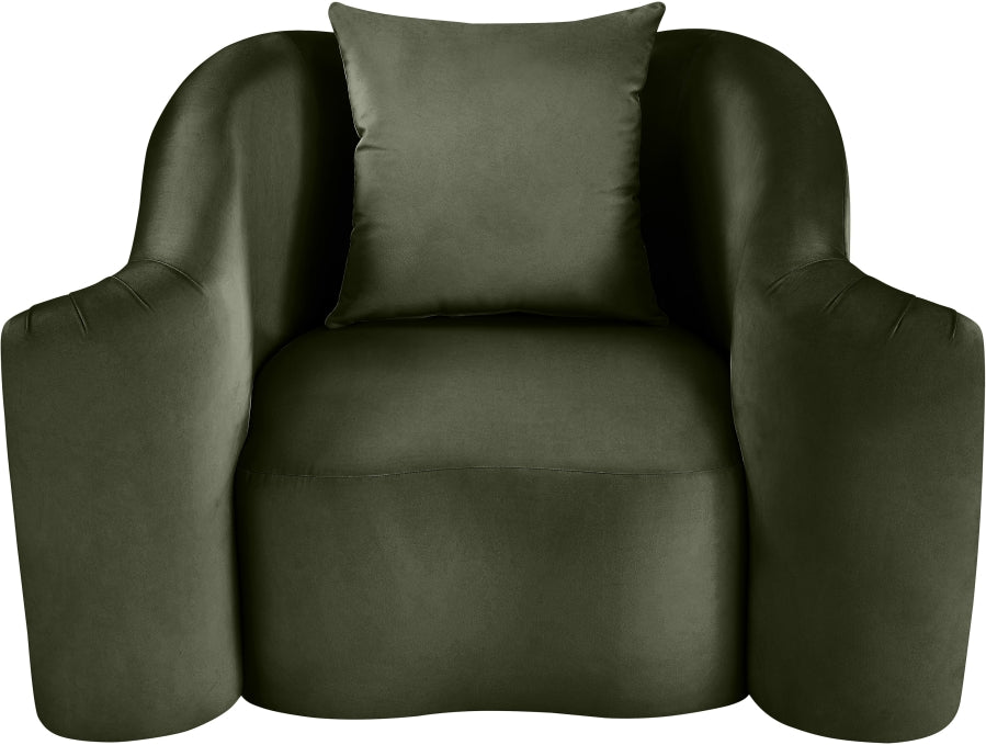 Destin Velvet Upholstered Accent Chair