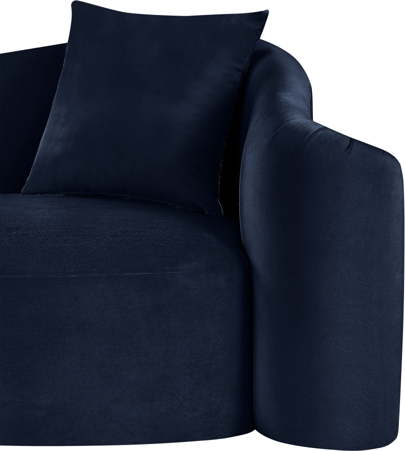 Destin Velvet Upholstered Accent Chair