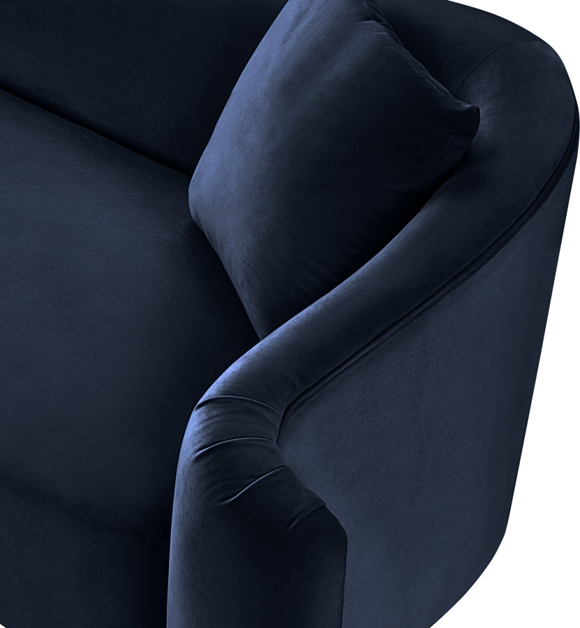 Destin Velvet Upholstered Accent Chair
