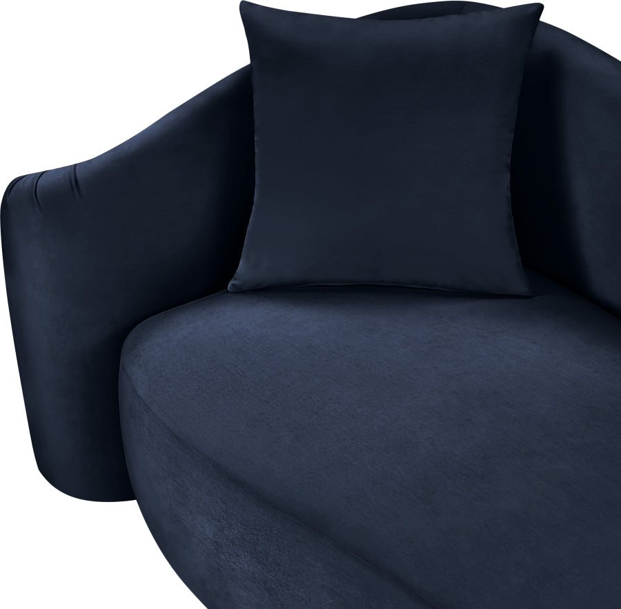 Destin Velvet Upholstered Accent Chair