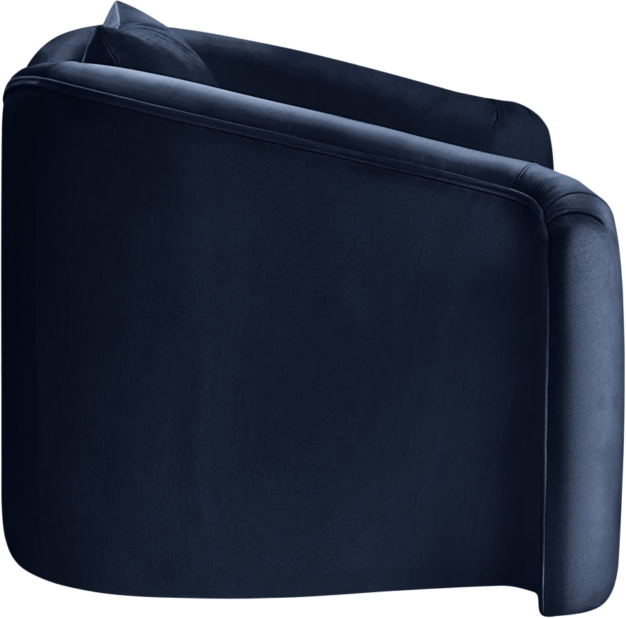 Destin Velvet Upholstered Accent Chair