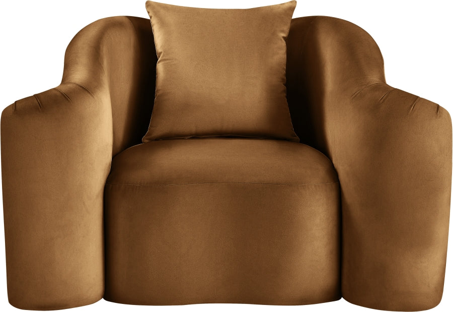 Destin Velvet Upholstered Accent Chair