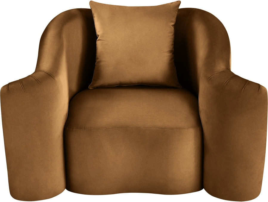 Destin Velvet Upholstered Accent Chair