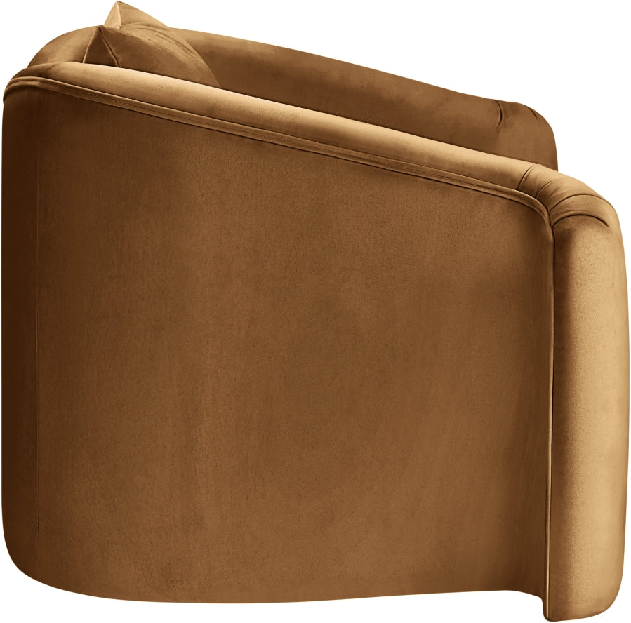 Destin Velvet Upholstered Accent Chair