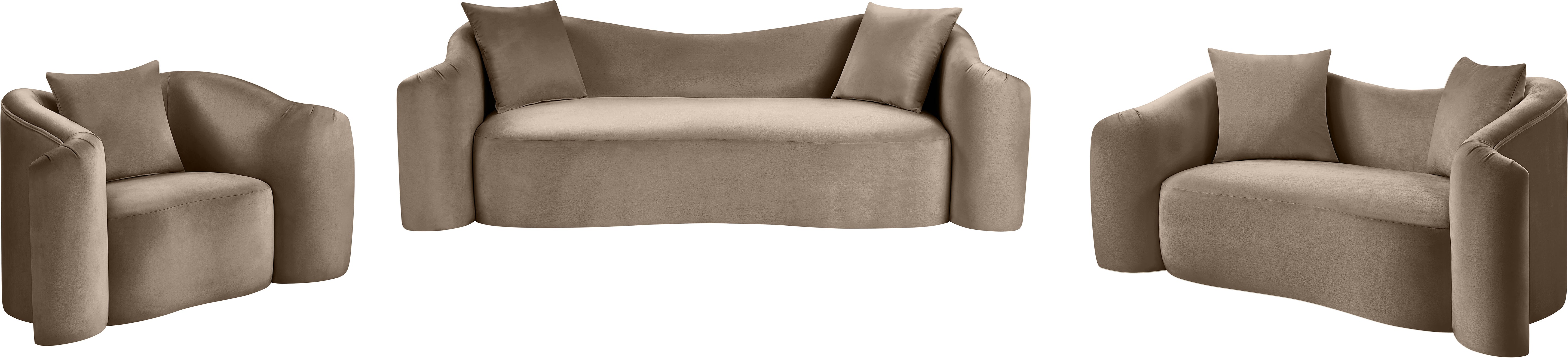 Destin Velvet Upholstered Accent Chair