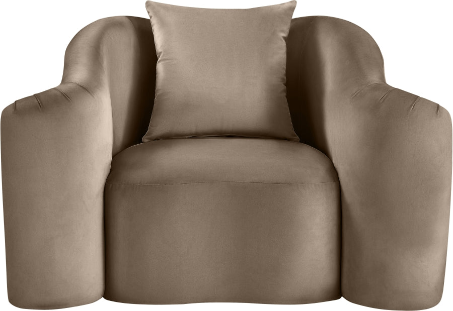Destin Velvet Upholstered Accent Chair