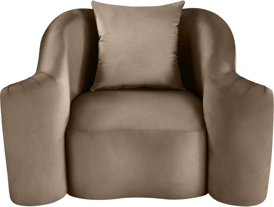 Destin Velvet Upholstered Accent Chair