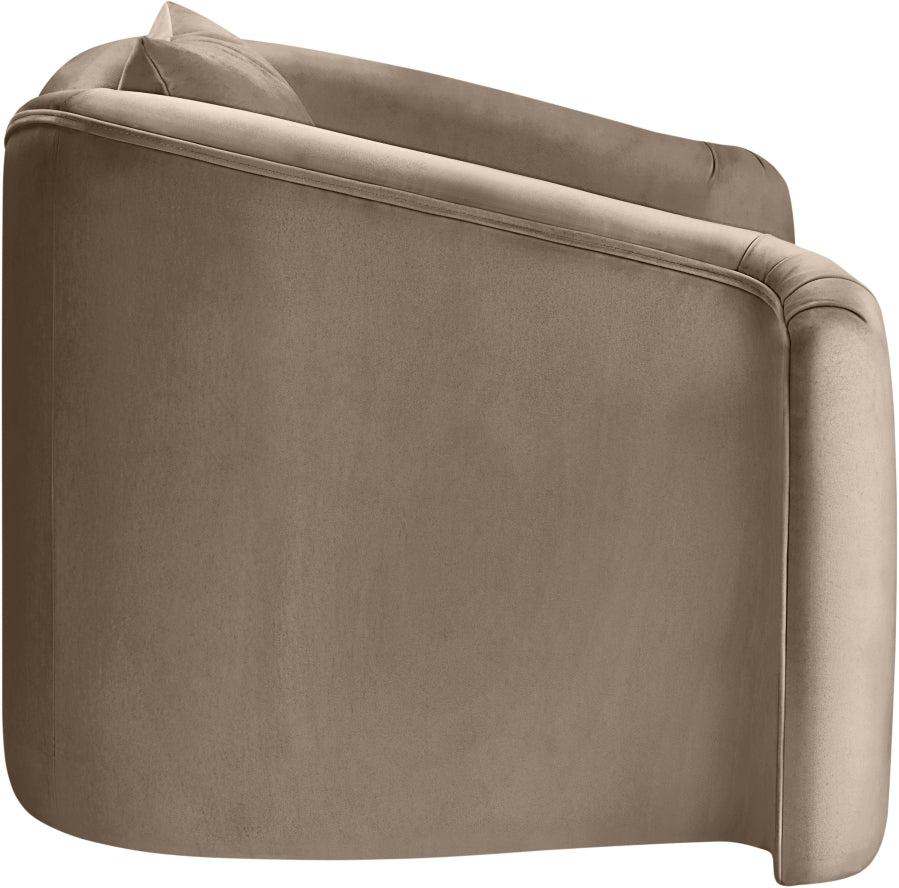 Destin Velvet Upholstered Accent Chair