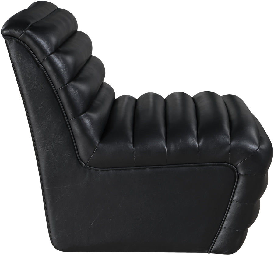Fauteuil d'appoint rembourré en chenille Vivi