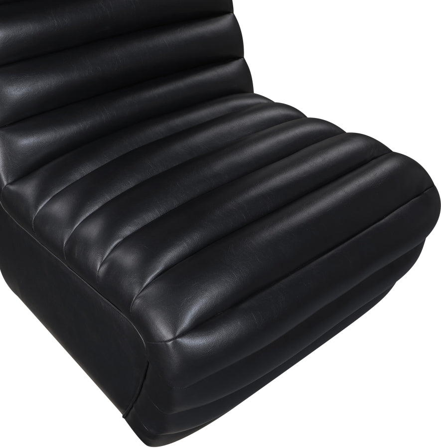 Fauteuil d'appoint rembourré en chenille Vivi