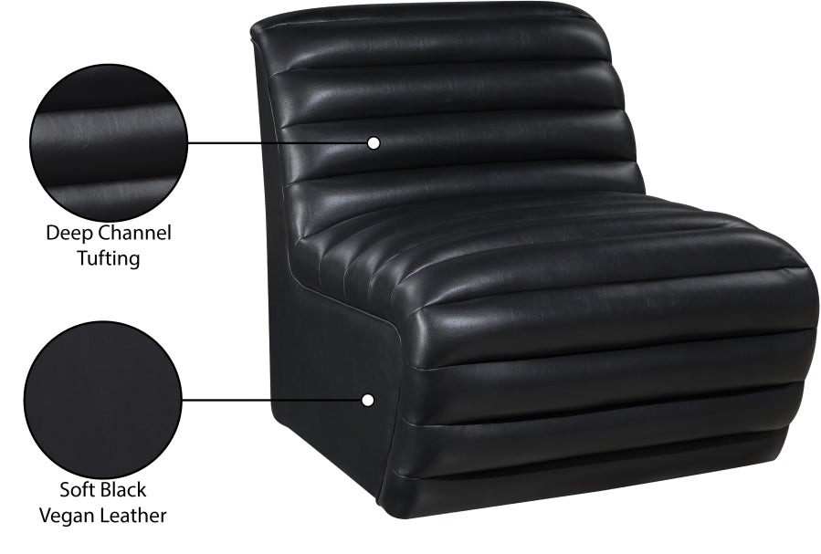 Fauteuil d'appoint rembourré en chenille Vivi