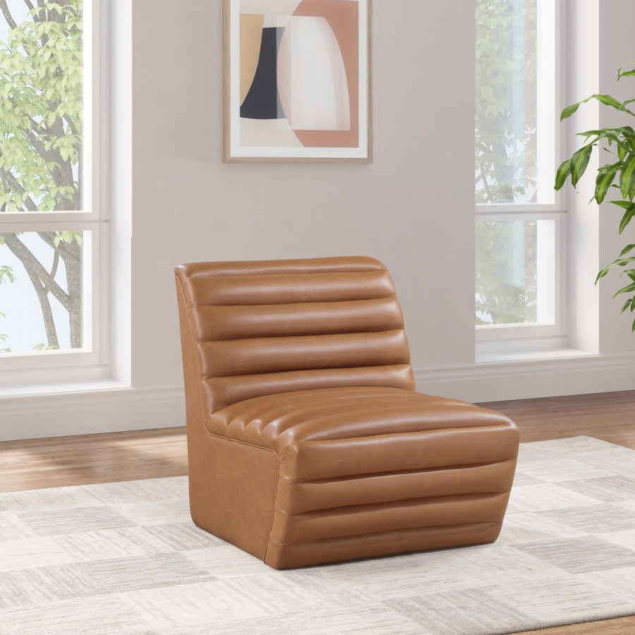 Fauteuil d'appoint rembourré en chenille Vivi