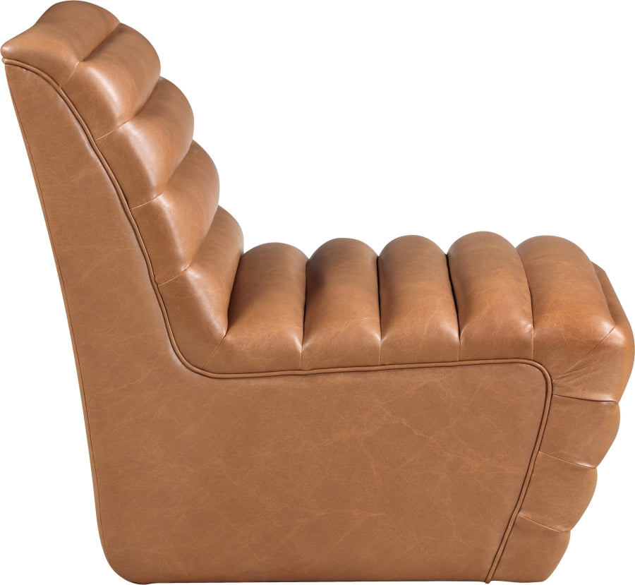 Fauteuil d'appoint rembourré en chenille Vivi