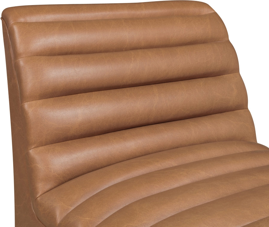 Fauteuil d'appoint rembourré en chenille Vivi