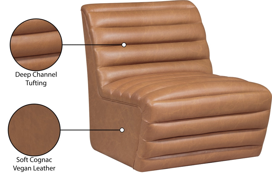 Fauteuil d'appoint rembourré en chenille Vivi