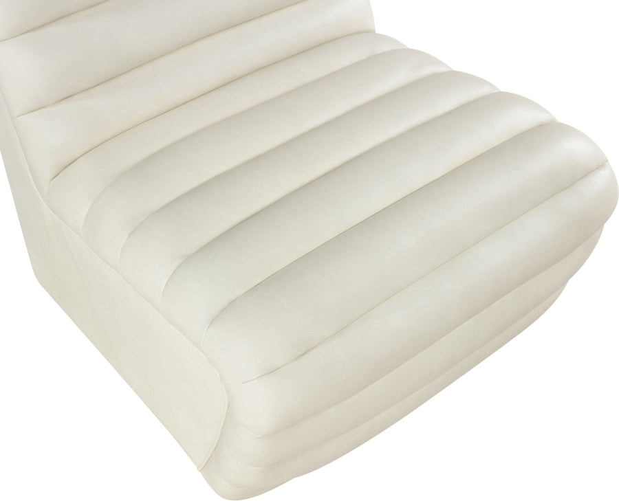 Fauteuil d'appoint rembourré en chenille Vivi