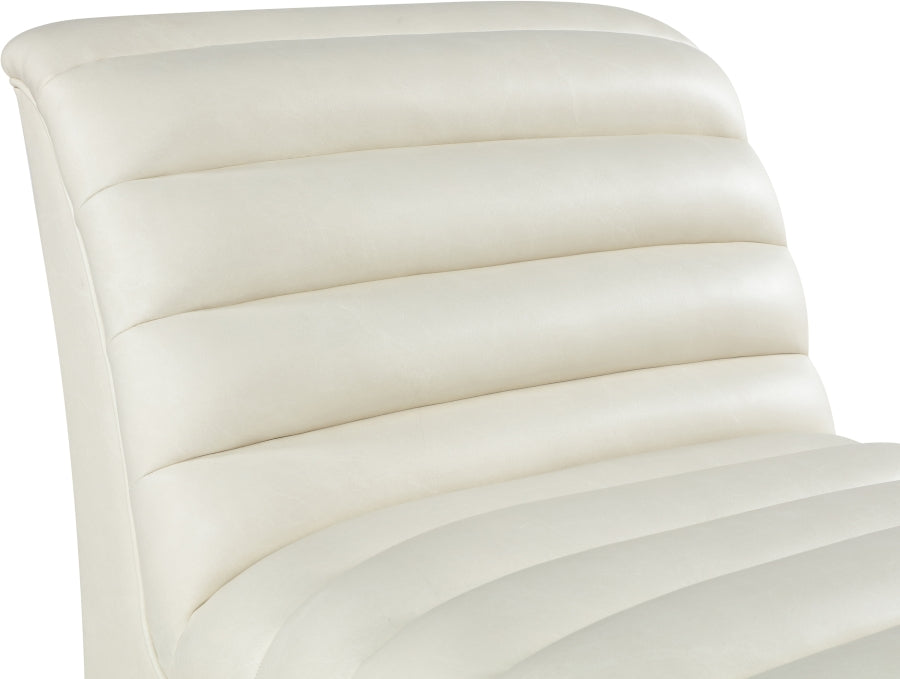 Fauteuil d'appoint rembourré en chenille Vivi