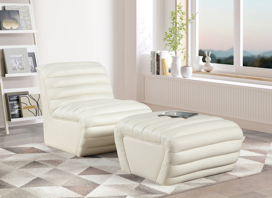 Fauteuil d'appoint rembourré en chenille Vivi