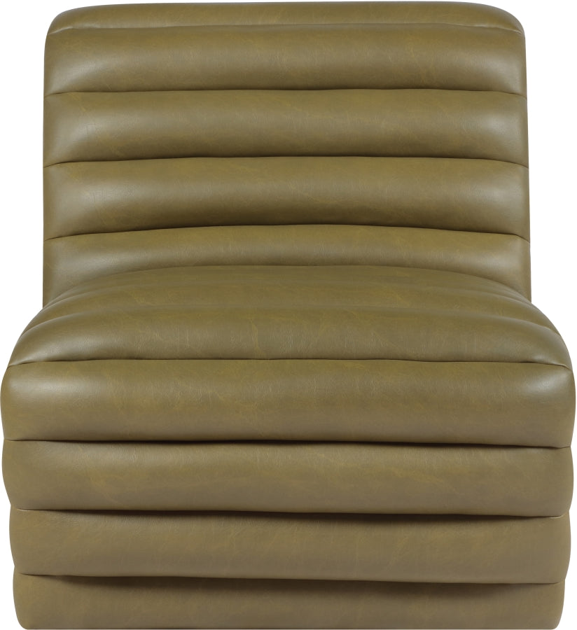 Fauteuil d'appoint rembourré en chenille Vivi