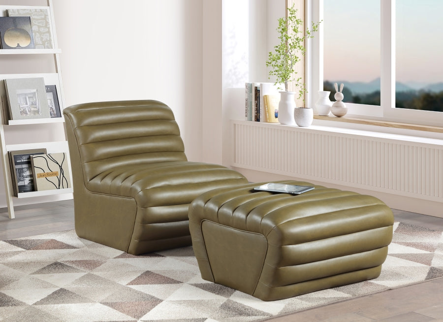 Fauteuil d'appoint rembourré en chenille Vivi