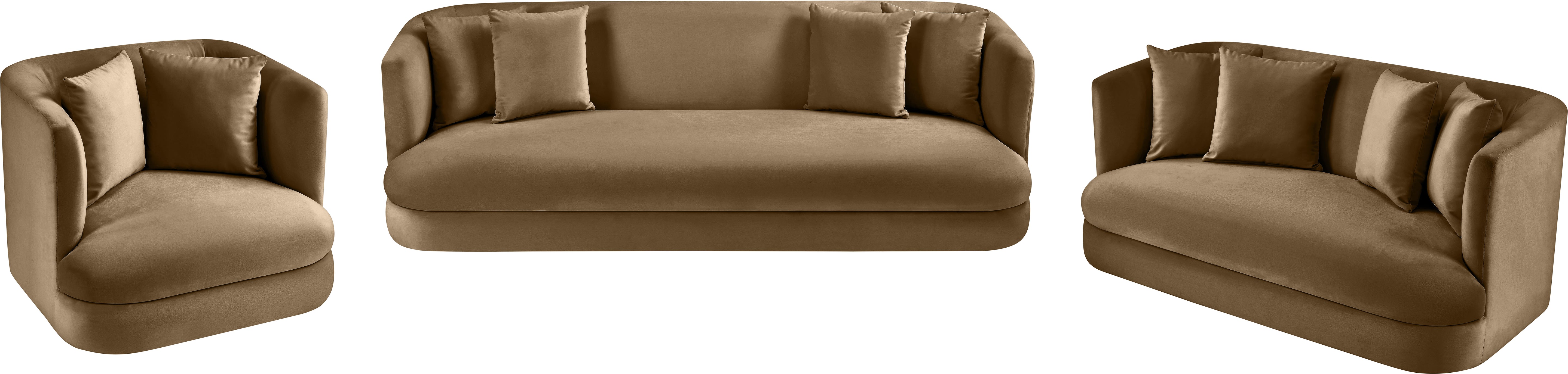 Fauteuil d'appoint rembourré en chenille Vivi