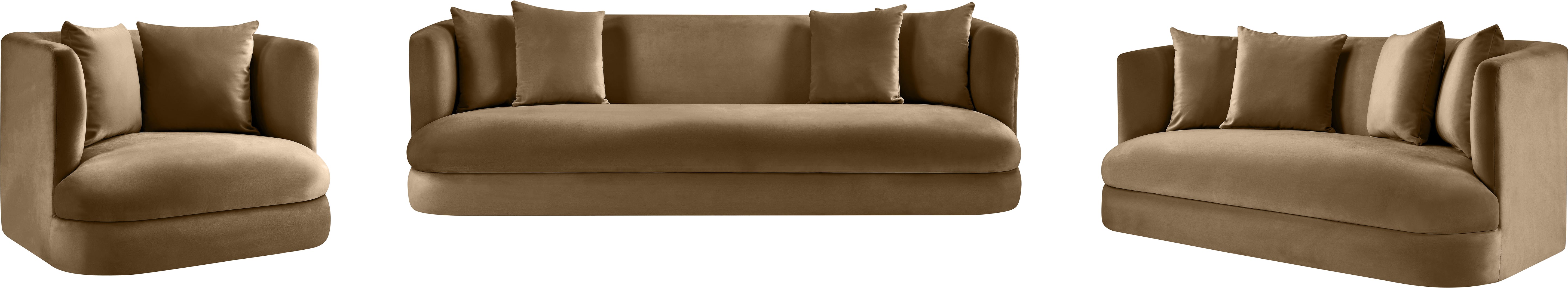 Fauteuil d'appoint rembourré en chenille Vivi