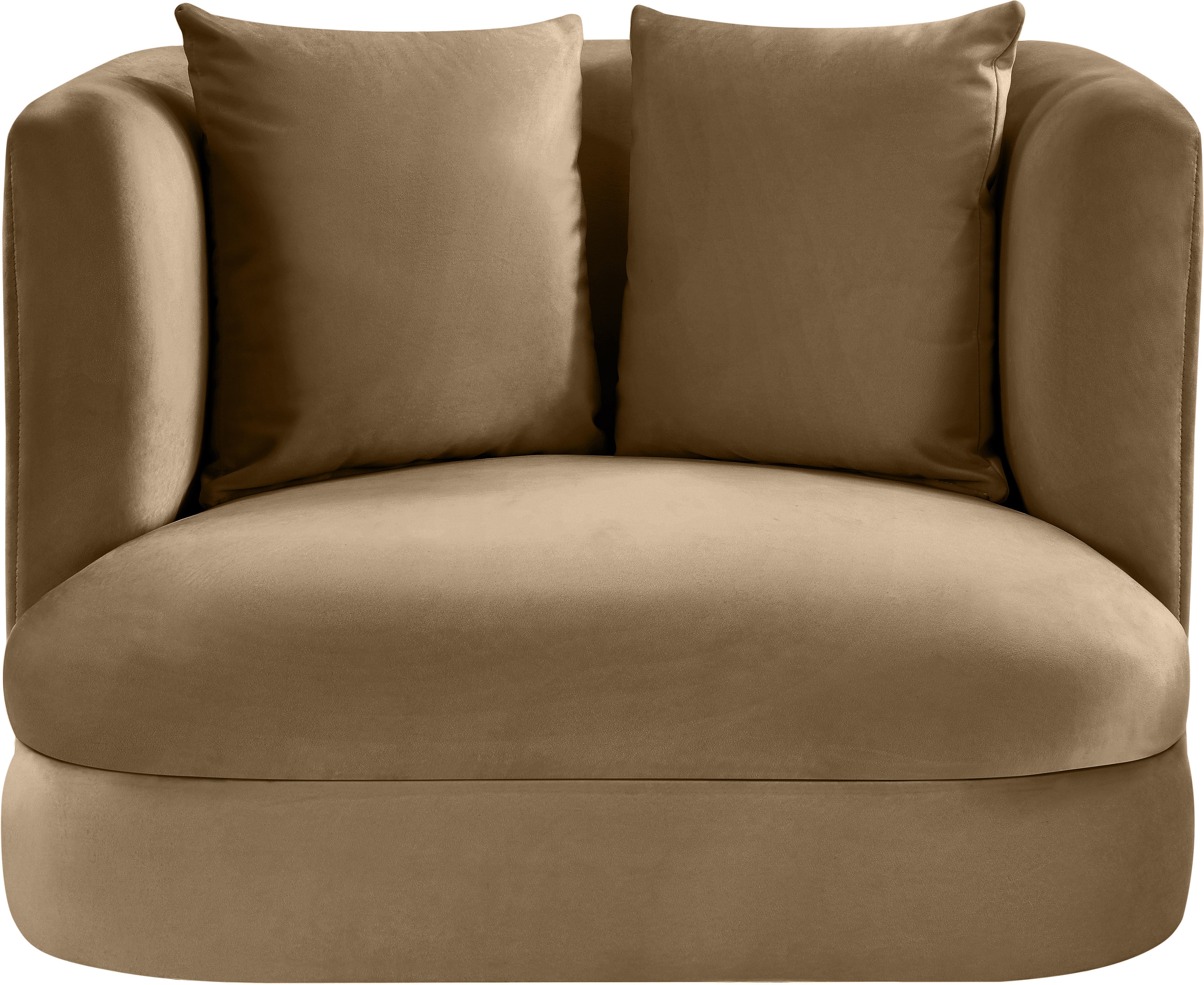 Fauteuil d'appoint rembourré en chenille Vivi