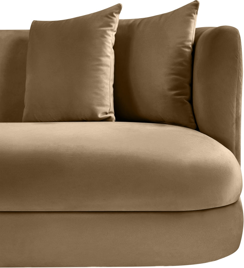 Fauteuil d'appoint rembourré en chenille Vivi