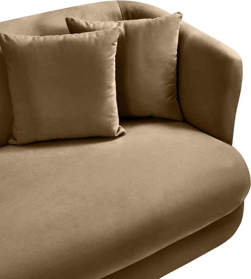 Fauteuil d'appoint rembourré en chenille Vivi