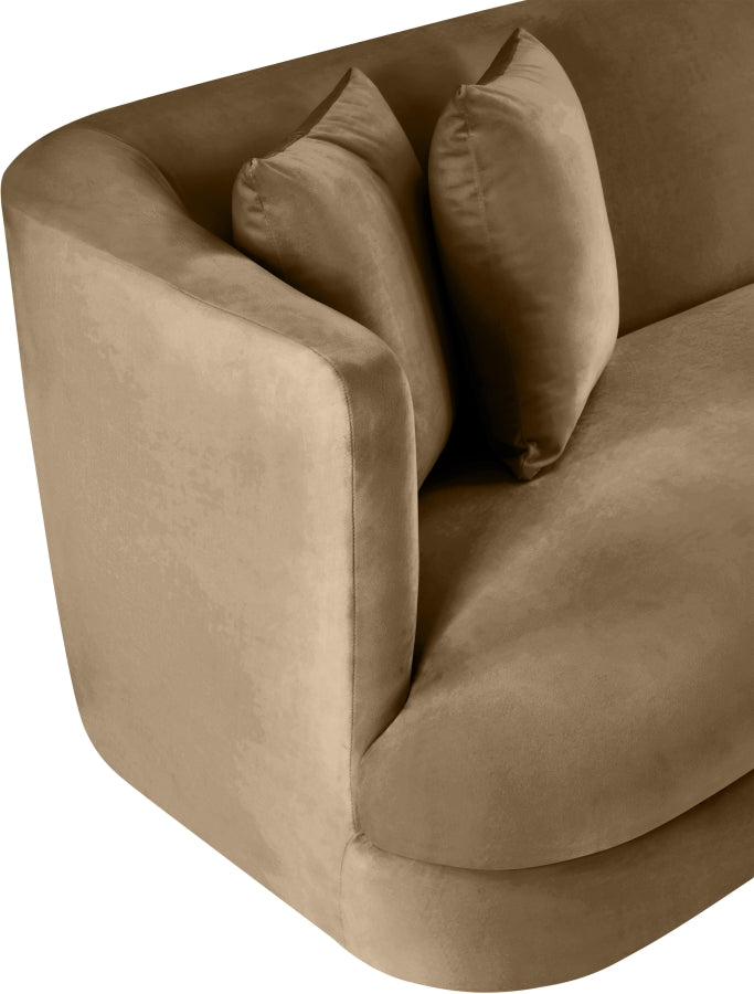 Fauteuil d'appoint rembourré en chenille Vivi
