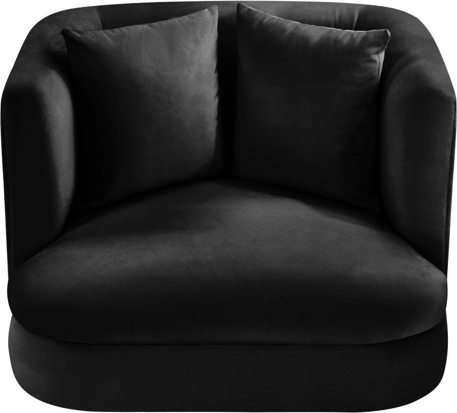 Fauteuil d'appoint rembourré en chenille Vivi