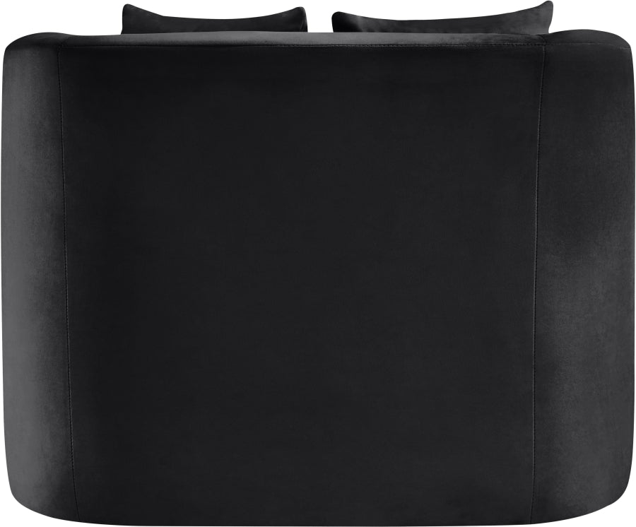 Fauteuil d'appoint rembourré en chenille Vivi