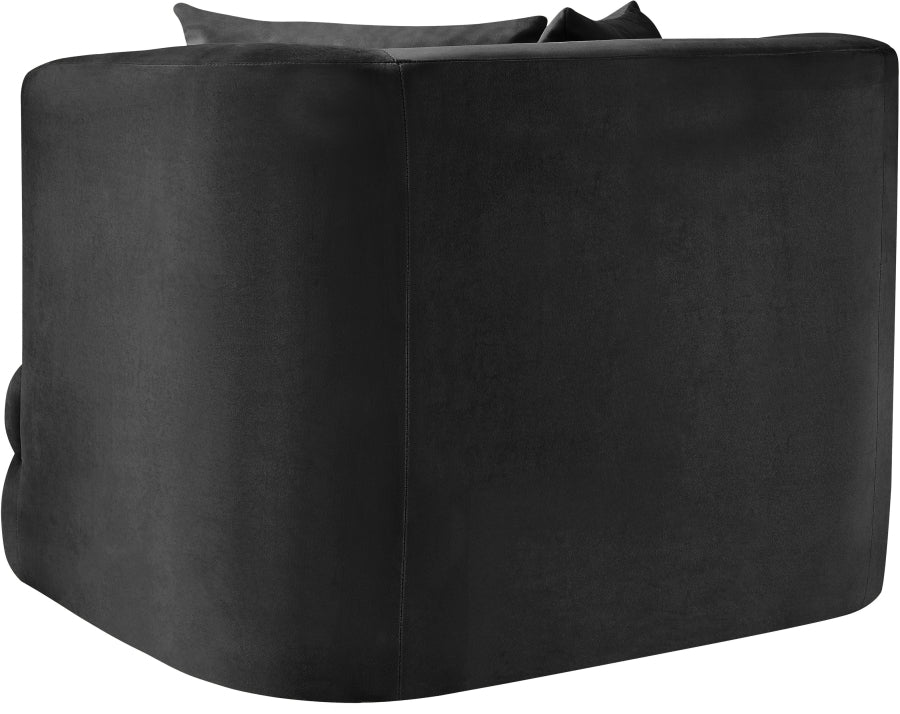 Fauteuil d'appoint rembourré en chenille Vivi