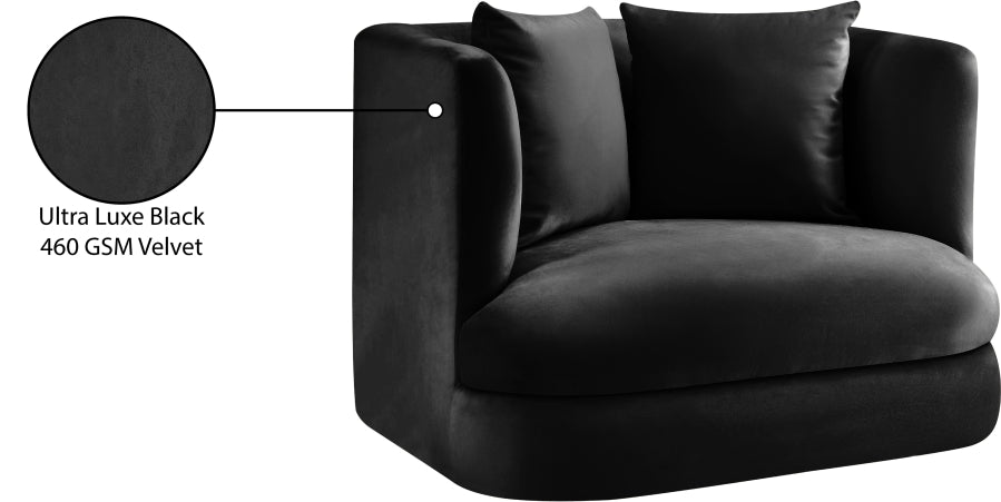 Fauteuil d'appoint rembourré en chenille Vivi