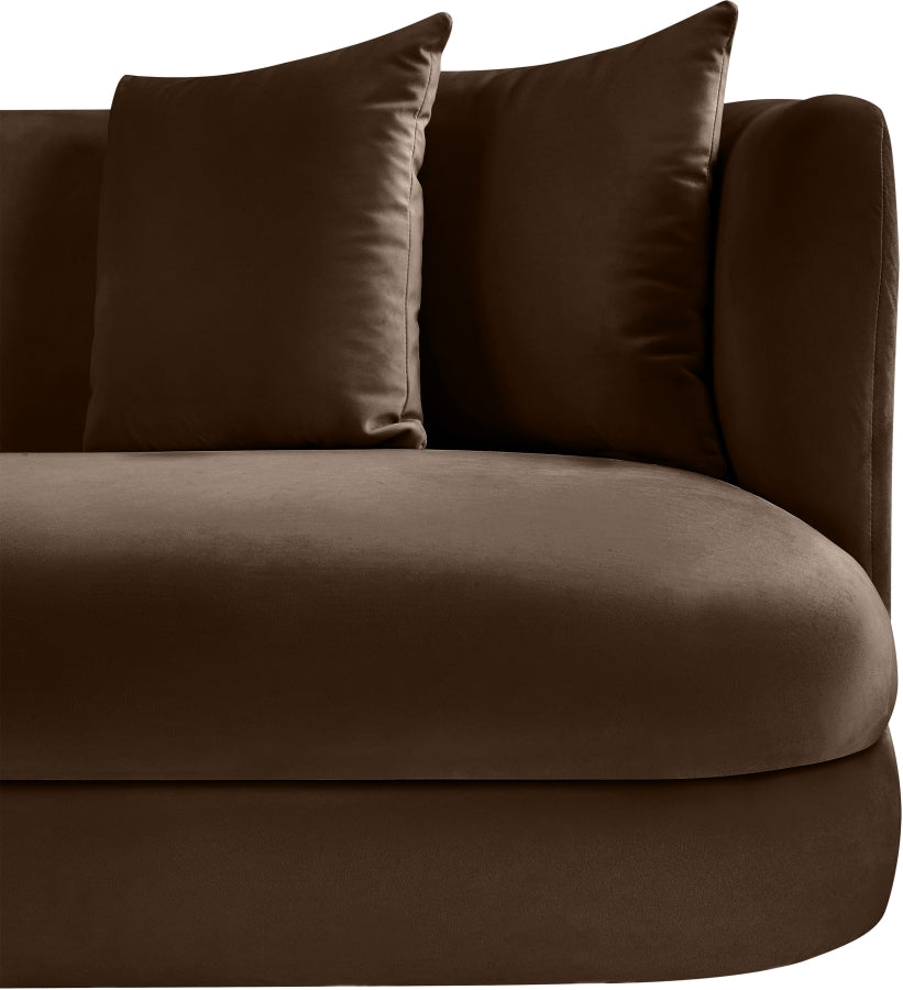 Fauteuil d'appoint rembourré en chenille Vivi