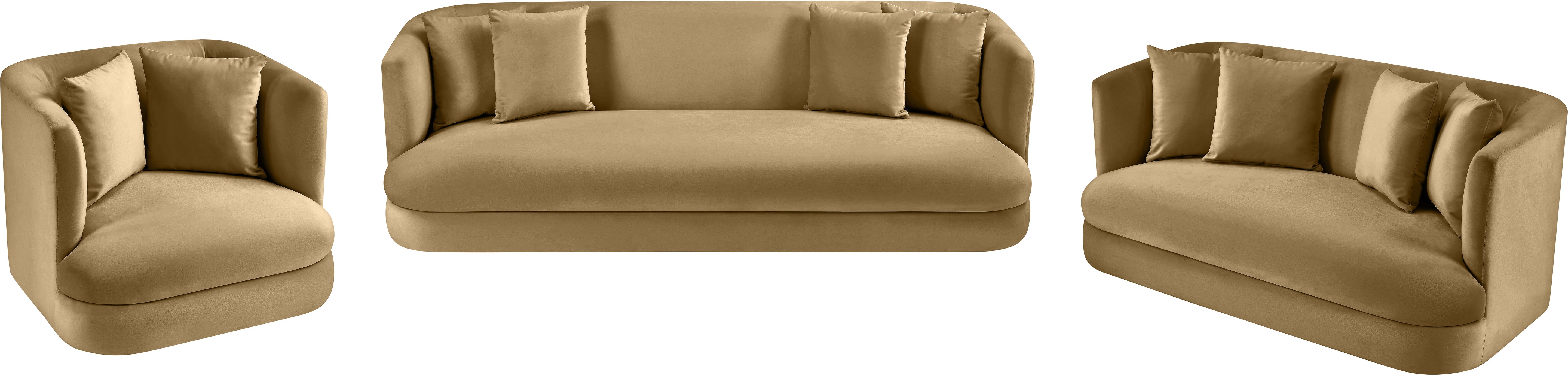 Fauteuil d'appoint rembourré en chenille Vivi