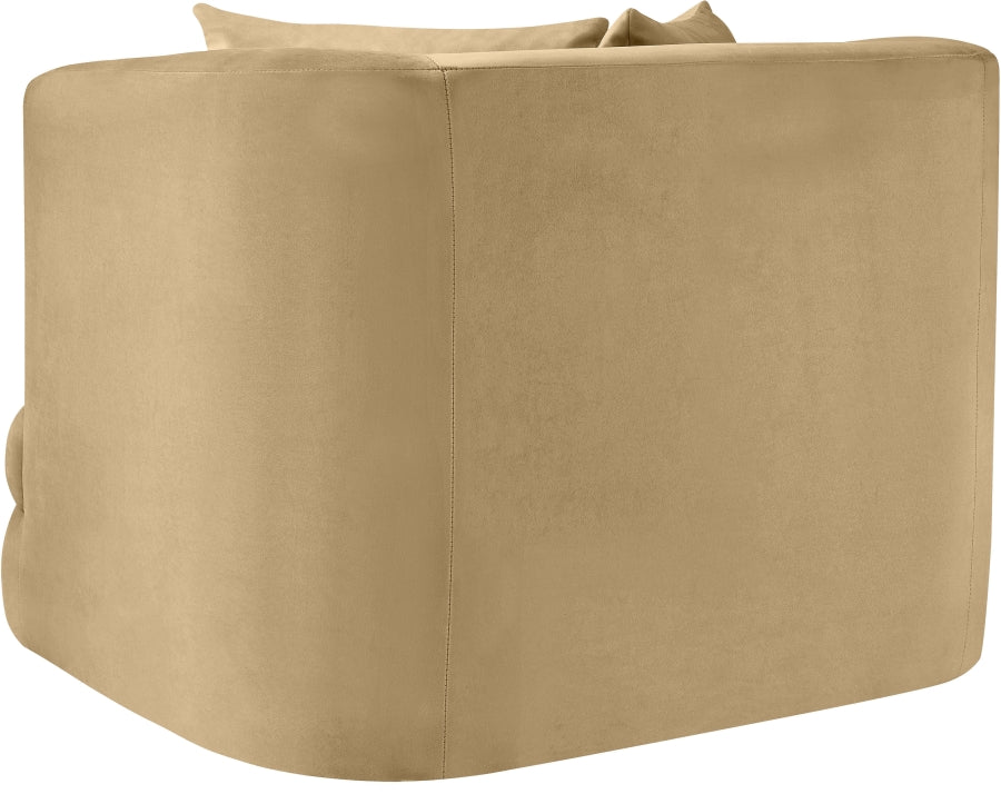 Fauteuil d'appoint rembourré en chenille Vivi