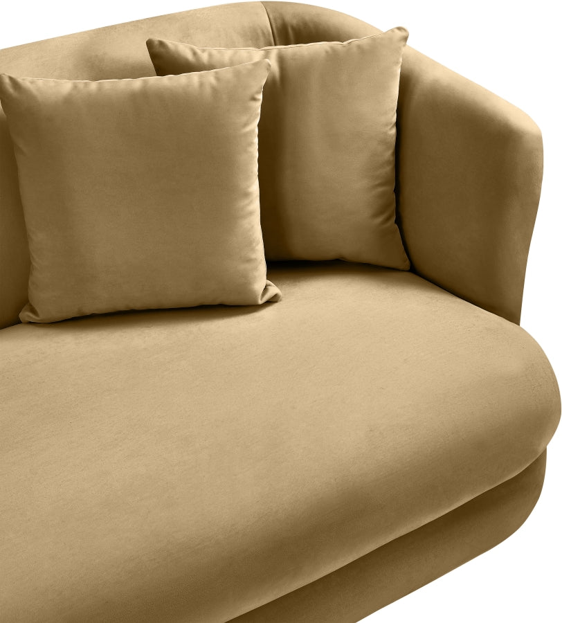 Fauteuil d'appoint rembourré en chenille Vivi