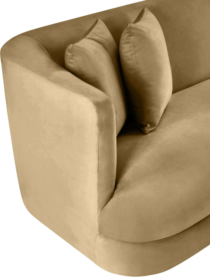 Fauteuil d'appoint rembourré en chenille Vivi