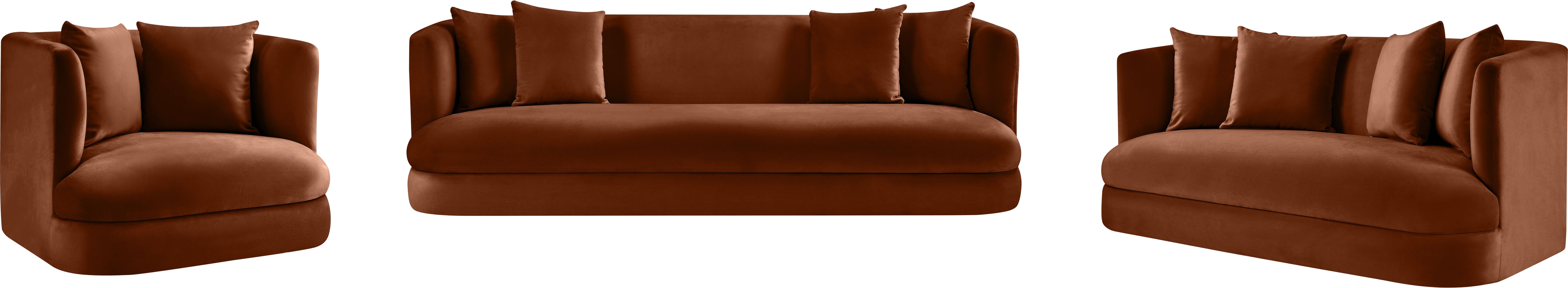 Fauteuil d'appoint rembourré en chenille Vivi