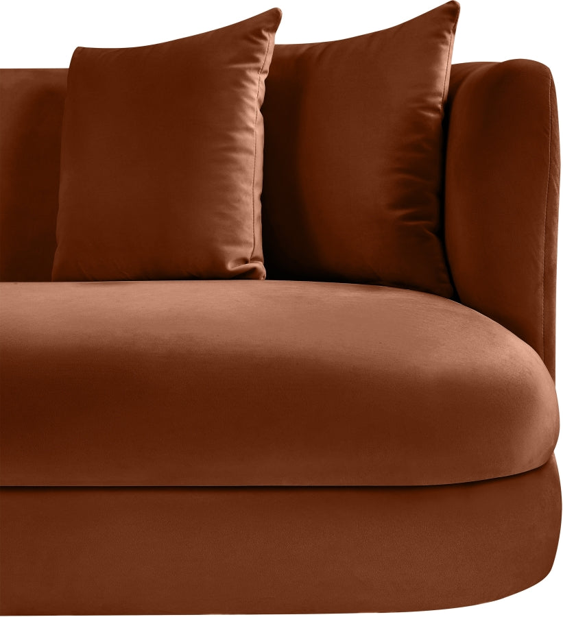 Fauteuil d'appoint rembourré en chenille Vivi