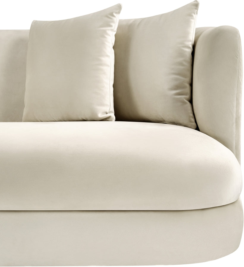 Fauteuil d'appoint rembourré en chenille Vivi